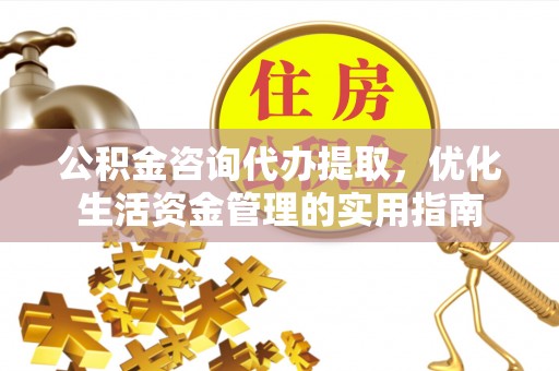 港南公积金咨询代办提取，优化生活资金管理的实用指南