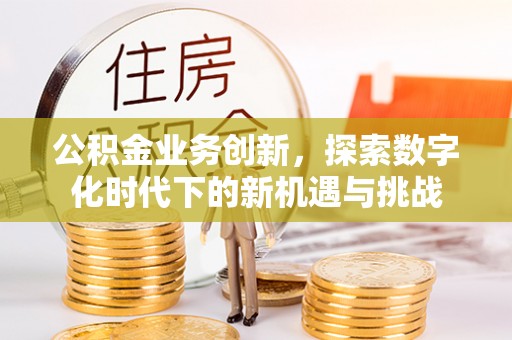 港南公积金业务创新，探索数字化时代下的新机遇与挑战