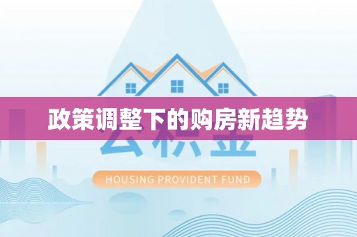 港南政策调整下的购房新趋势