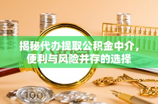 港南揭秘代办提取公积金中介，便利与风险并存的选择