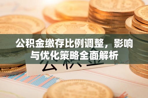港南公积金缴存比例调整，影响与优化策略全面解析