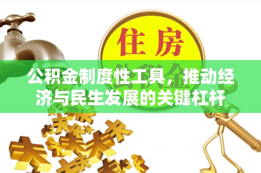 港南公积金制度性工具，推动经济与民生发展的关键杠杆