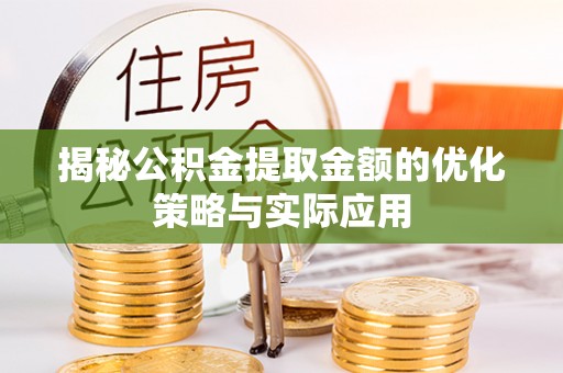 港南揭秘公积金提取金额的优化策略与实际应用