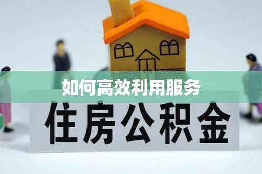 港南如何高效利用服务
