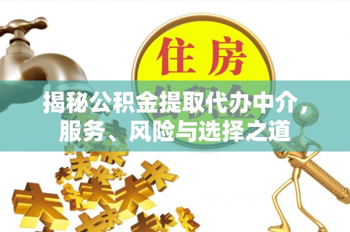 港南揭秘公积金提取代办中介，服务、风险与选择之道