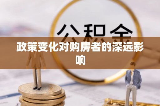港南政策变化对购房者的深远影响